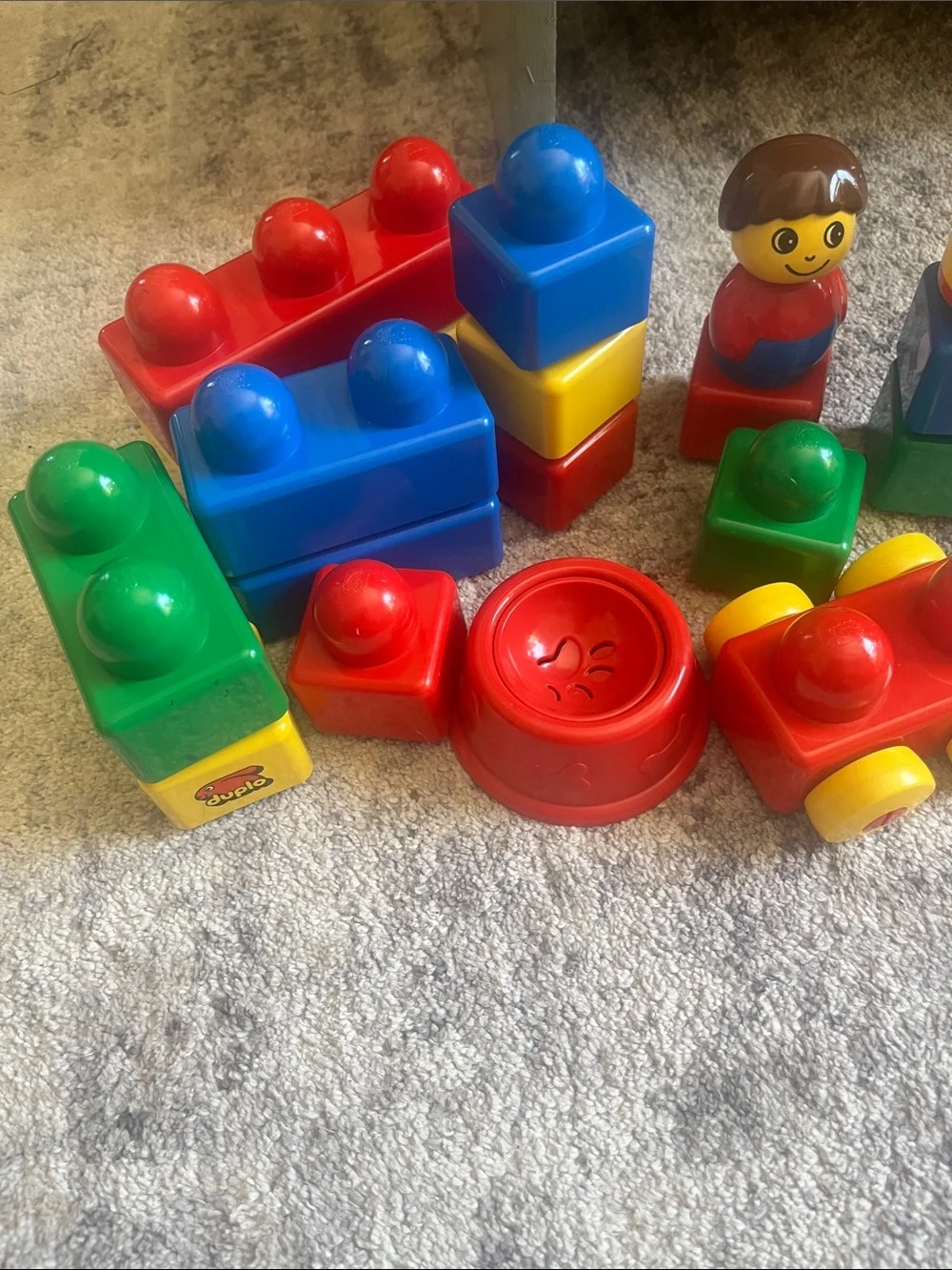 Vintage duplo Classic Stacking Building Blocks Set - Multicolor Kids Toy